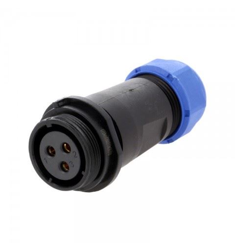 WEIPU SP2111/S2II-1N Female Connector 2 Pole 30A Ring 7-12mm solder