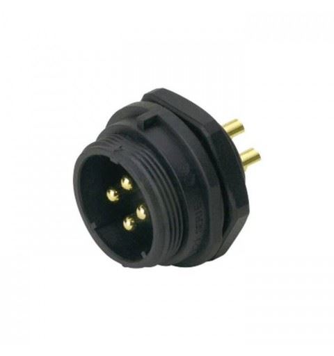 WEIPU SP2112/P4-1N Male Panel 4 Pole 30A 500V Connector solder