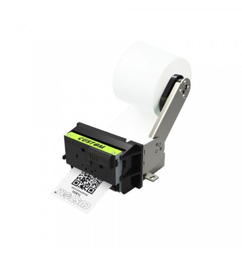 Custom TL80III Stampante Kiosk USB/ RS232 24Vdc con autocutter+ staffa portarotolo