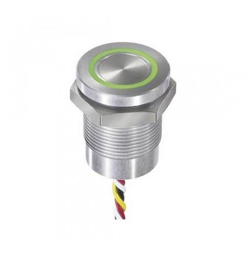 APEM CPB2110000NGSC Capacitive button 19mm NO Led ro/ve alim. 12vdc