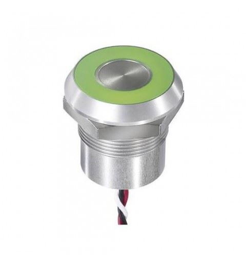 APEM CPB3110000G2AC Capacitive button 22mm. NO Led ro/ve 12Vdc