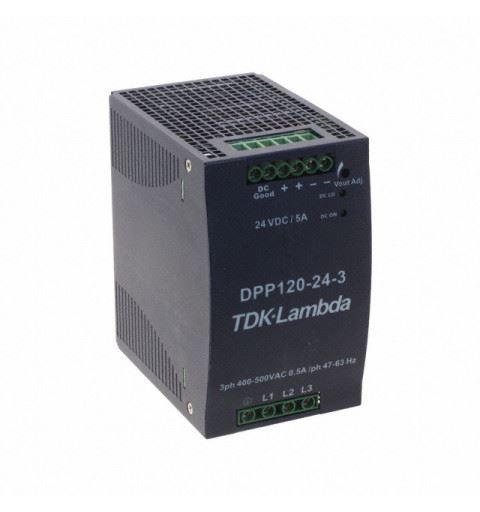 TDK-Lambda DPP120-24-3 Alimentatore Din Rail Trifase 24Vdc 120W 5A