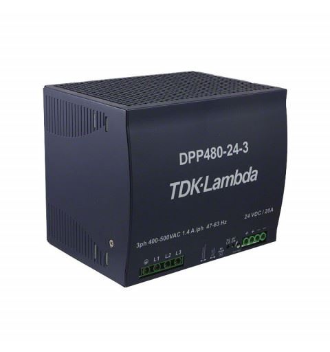 TDK-Lambda DPP480-24-1 Alimentatore Din Rail Monofase 24Vdc 480W 20A