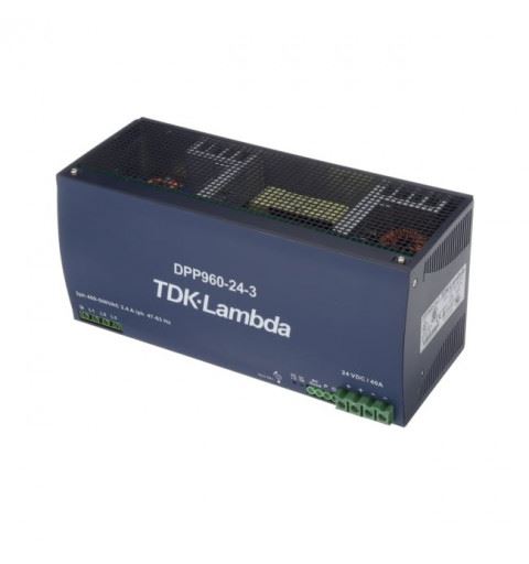 TDK-Lambda DPP960-24-3 Power Supply Din Rail Three Phase 960W 24Vdc 40A