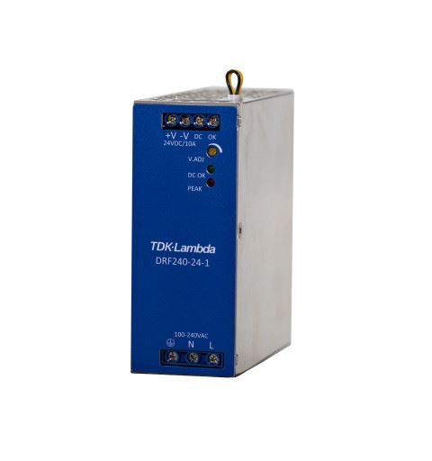 TDK-Lambda DRF240-24-1 Alimentatore DIN Rail 24Vdc 10A Super Slim Alta Efficenza