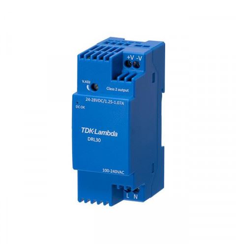 TDK-Lambda DRL30-12-1 Alimentatore Din-Rail 25Watt 12Vdc 2,1Amp