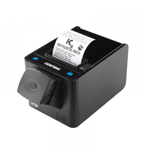 Custom K3 MULTISCAN Stampante Termica POS ETH/ USB/ BTH/ WIFI colore Nero