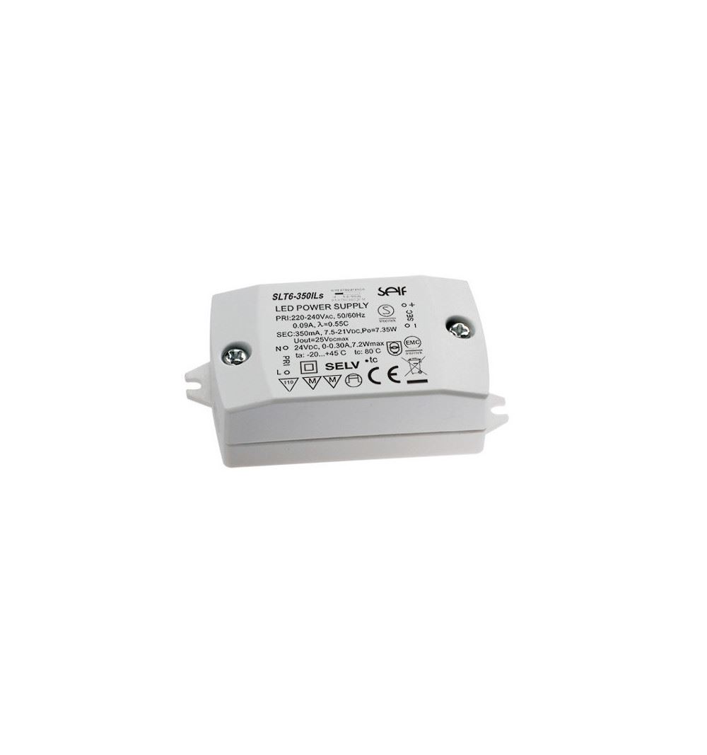 Self SLT6-350ILS Alimentatore LED CC+CV 6watt 7,5-21Vdc