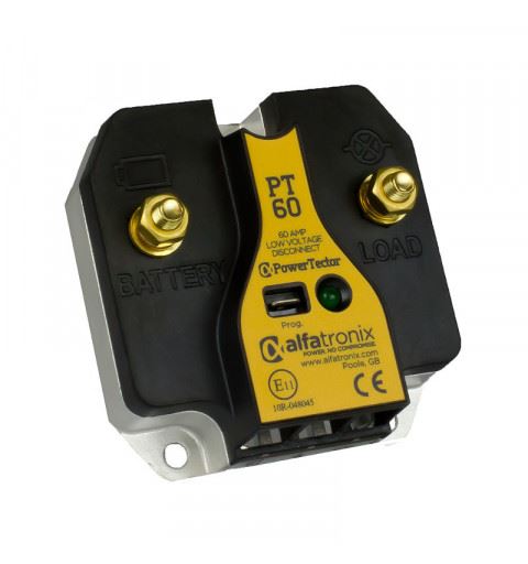 Alfatronix PT60-T Disgiuntore di protezione Batterie Temporizzato 60A