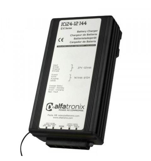 Alfatronix ICi12-24 072 Caricabatterie DC/DC Intelligente 72watt In.12-16Vdc Out.24Vdc 3A 4 Stadi di carica