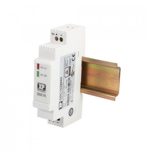 XP Power DDC1524S05 Convertitore DC/DC Din Rail 15watt Vin: 9-36Vdc Vout: 5Vdc Iout: 2,7A