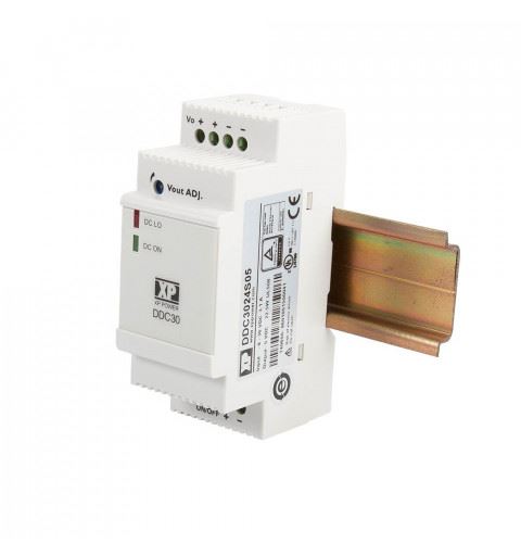 XP Power DDC3024S12 Convertitore DC/DC Din Rail 30watt Vin: 9-36Vdc Vout: 12Vdc Iout: 2,5A